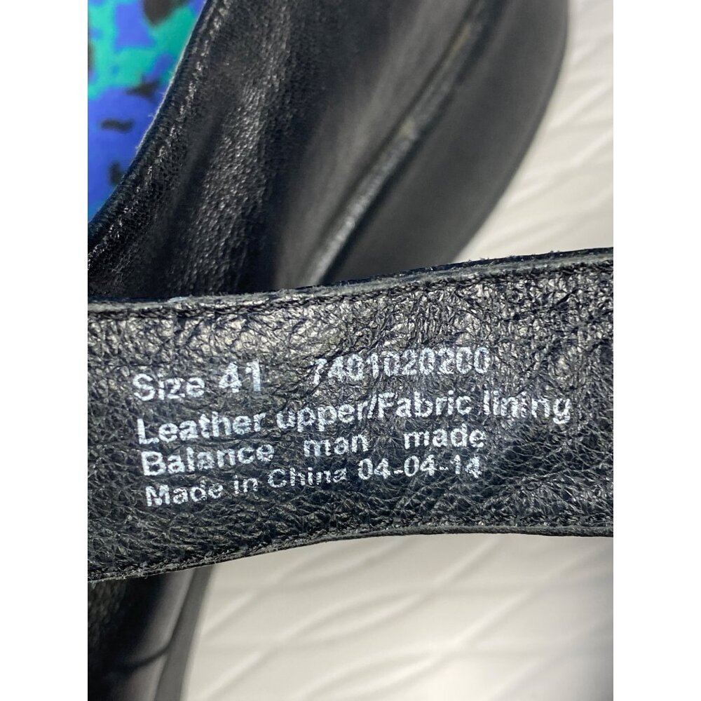 DANSKO Sonoma Annie ~ Black Leather Mary Janes Clogs Comfort Shoes Women's 41 * - Picture 8 of 11